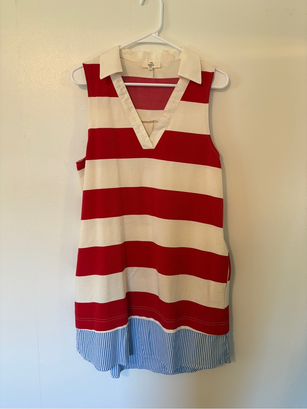 Red White and Blue Entro Dress